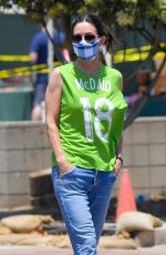 COURTENEY COX in Denim Out in Malibu 07/05/2020