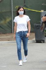 COURTENEY COX Out at Farmers Market in Malibu 07/26/2020