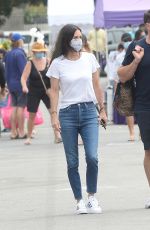 COURTENEY COX Out at Farmers Market in Malibu 07/26/2020