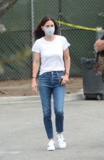 COURTENEY COX Out at Farmers Market in Malibu 07/26/2020