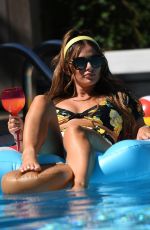 COURTNEY GREEN in Bikini on the Set of TOWIE in Chelmsford 07/29/2020