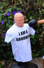 COURTNEY STODDEN Takes Shots at Her Ex Punching Shirt in Beverly Hills 07/07/2020
