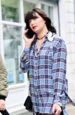 DAISY LOWE Out with Her Dog in Primrose Hill 07/09/2020