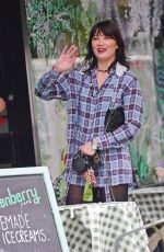 DAISY LOWE Out with Her Dog in Primrose Hill 07/09/2020