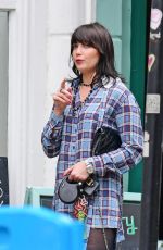 DAISY LOWE Shows  a New Engagement Ring Out in LOndon 07/11/2020