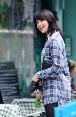 DAISY LOWE Shows  a New Engagement Ring Out in LOndon 07/11/2020