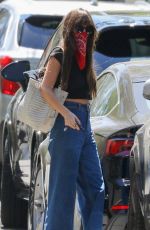 DAKOTA JOHNSON Wearing Bandana Mask Out in Studio City 07/06/2020