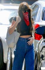 DAKOTA JOHNSON Wearing Bandana Mask Out in Studio City 07/06/2020