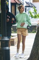 DELILAH HAMLIN and Eyal Booker Out with Their Dog in London 06/29/2020