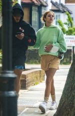 DELILAH HAMLIN and Eyal Booker Out with Their Dog in London 06/29/2020