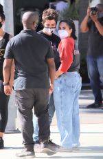 DEMI LOVATO and Max Ehrich Out Shopping on Rodeo Drive in Beverly Hills 07/27/2020