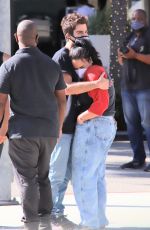 DEMI LOVATO and Max Ehrich Out Shopping on Rodeo Drive in Beverly Hills 07/27/2020