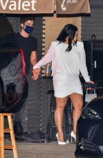 DEMI LOVATO Leaves Nobu in Malibu 07/22/2020