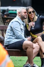 DEMI SIMS and Dean Rowland Out in London 07/14/2020