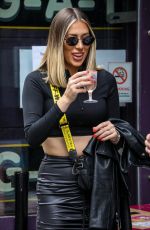 DEMI SIMS and Dean Rowland Out in London 07/14/2020