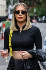 DEMI SIMS and Dean Rowland Out in London 07/14/2020