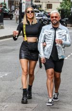 DEMI SIMS and Dean Rowland Out in London 07/14/2020