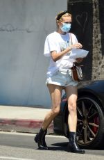 DIANE KRUGER in Shorts Out in Los Angeles 07/20/2020