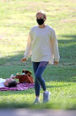 DIANE KRUGER Out at a Park in Los Angeles 07/22/2020