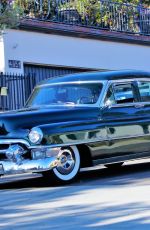 DITA VON TEESE Driving Out Her Classic Chevy in Los Angeles 07/16/2020
