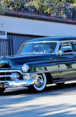 DITA VON TEESE Driving Out Her Classic Chevy in Los Angeles 07/16/2020