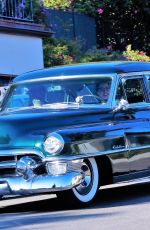 DITA VON TEESE Driving Out Her Classic Chevy in Los Angeles 07/16/2020