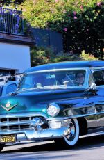 DITA VON TEESE Driving Out Her Classic Chevy in Los Angeles 07/16/2020