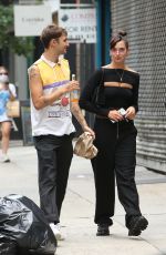 DUA LIPA and Anwar Hadid Out for Lunch at at Cafe Habana in New York 07/17/2020