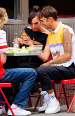DUA LIPA and Anwar Hadid Out for Lunch at at Cafe Habana in New York 07/17/2020