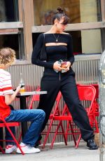 DUA LIPA and Anwar Hadid Out for Lunch at at Cafe Habana in New York 07/17/2020