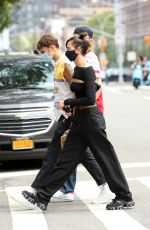 DUA LIPA and Anwar Hadid Out for Lunch at at Cafe Habana in New York 07/17/2020