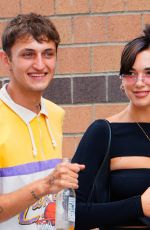 DUA LIPA and Anwar Hadid Out for Lunch at at Cafe Habana in New York 07/17/2020