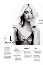 DUA LIPA in Elle Magazine, UK August 2020