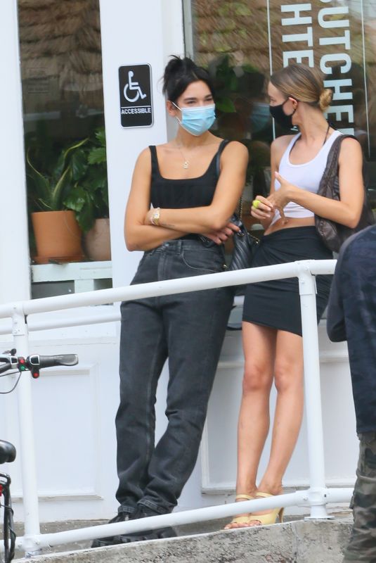 DUA LIPA Out for Lunch at Butcher’s Daughter in New York 07/26/2020