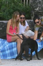 DUA LIPA Out with Friends at Brooklyn Bridge Park 07/18/2020