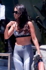 EIZA GONZALEZ Heading to a Gym in Los Feliz 07/09/2020