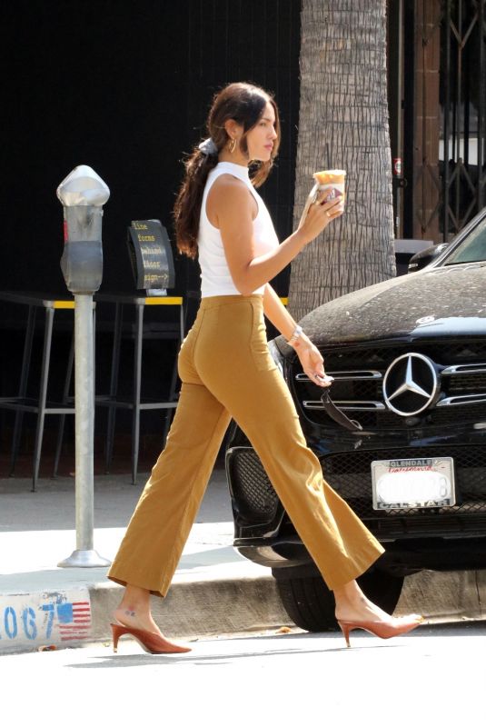 EIZA GONZALEZ Out for Iced Coffee in Los Angeles 07/24/2020