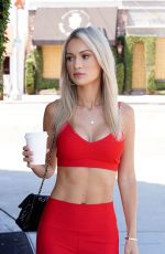 ELLA ROSE in Tights at Alfreds Coffee in West Hollywood 07/02/2020