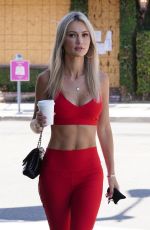 ELLA ROSE in Tights at Alfreds Coffee in West Hollywood 07/02/2020