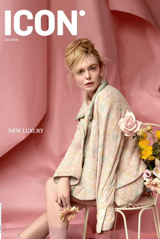 ELLE FANNING in Icon Magazine, July 2020