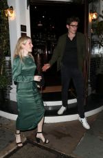 ELLIE GOULDING and Caspar Jopling Leaves Casa Cruz in Notting Hill 07/11/2020