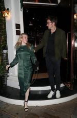 ELLIE GOULDING and Caspar Jopling Leaves Casa Cruz in Notting Hill 07/11/2020