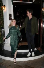 ELLIE GOULDING and Caspar Jopling Leaves Casa Cruz in Notting Hill 07/11/2020