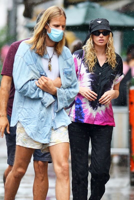 ELSA HOSK and Tom Daly Out in New York 06/30/2020