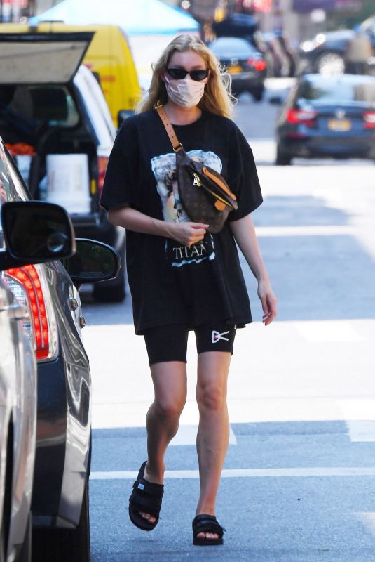 ELSA HOSK Out and About in New York 07/27/2020