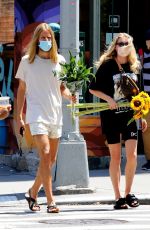 ELSA HOSK Out Buying a Sunflowers in New York 07/27/2020