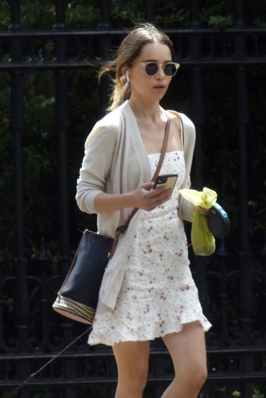 EMILIA CLARKE Out and About in London 07/15/2020