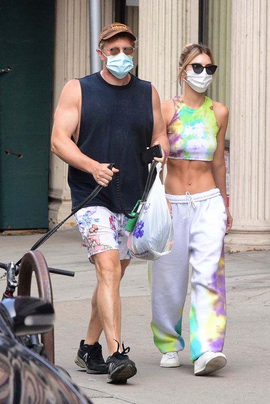EMILY RATAJKOWSKI and Sebastian Bear McClard Out with Their Dog in New York 07/09/2020