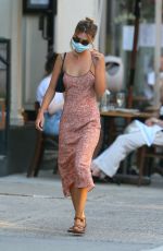 EMILY RATAJKOWSKI in a Long Dress Out in New Yorkm 07/09/2020