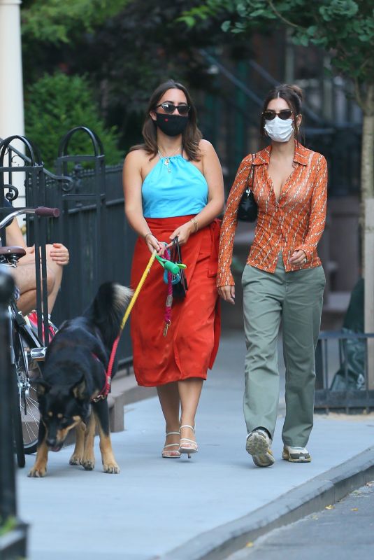 EMILY RATAJKOWSKI Out with a Friend in New York 07/29/2020